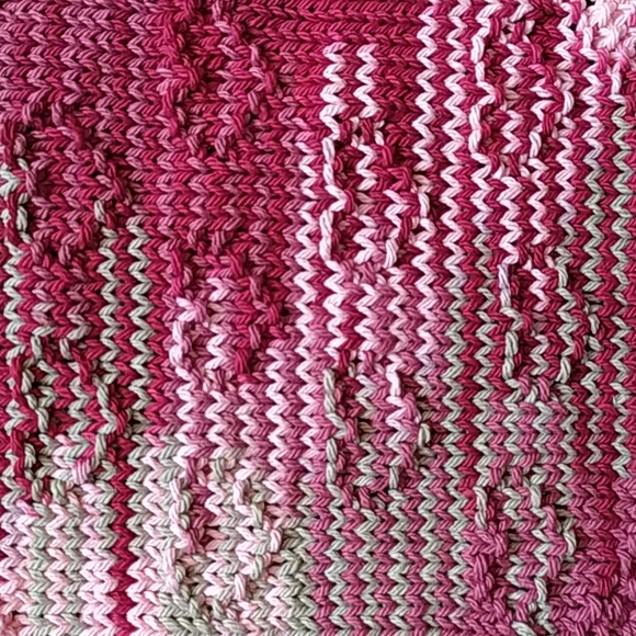 Hand Knit Baby Bib - Picture 3 of 5